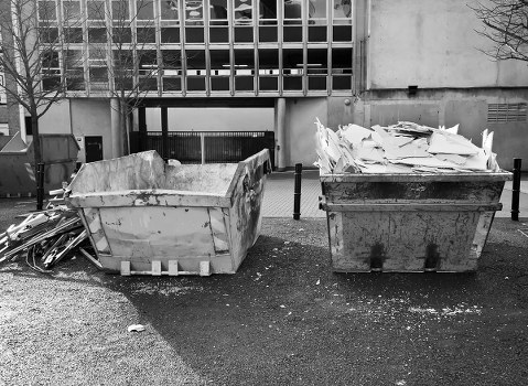 Residents disposing waste in South West London